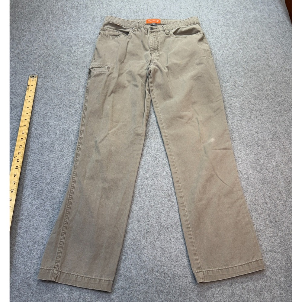 Merrell Men's Pants Straight Leg Khaki Cotton Utility Workwear 30x30 Work‎